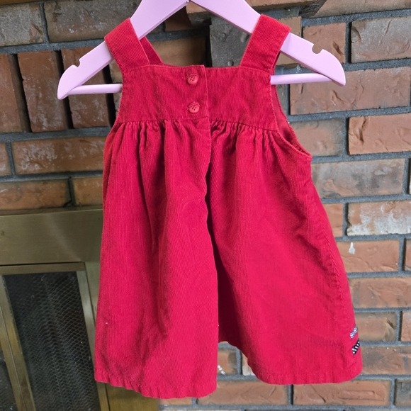 Scottie Red Corduroy Dress - Picture 5 of 5